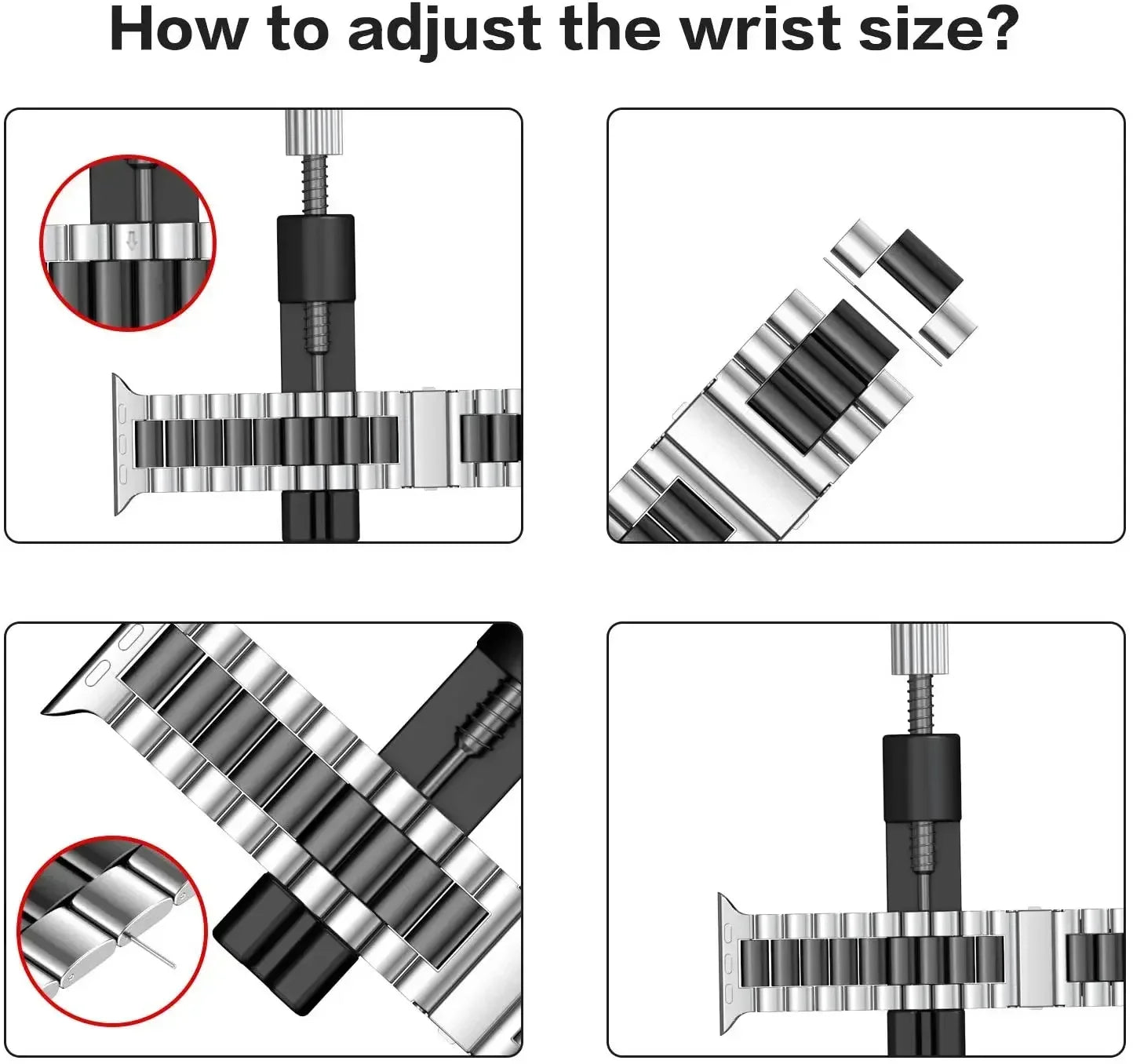 Buy Boyfriend Steel Metal Bracelet For Apple Watch – CASIFY