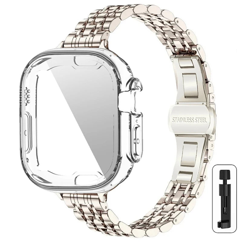 Vera Vogue Metal Band and Case for Apple Watch
