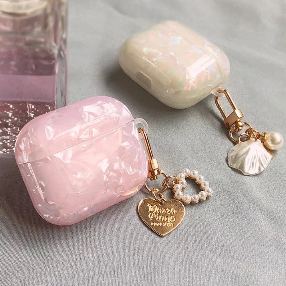 Buy Girl Pearl Shell Keychain Case for AirPods – CASIFY