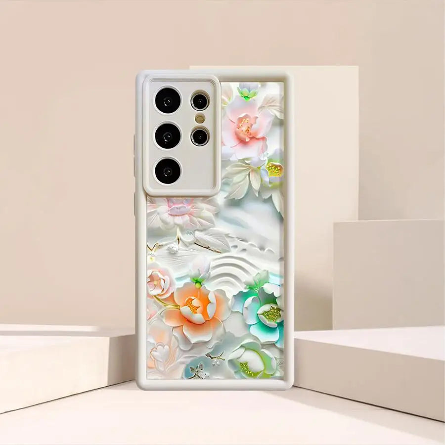 Buy Aqua Flower Case For Samsung Online – CASIFY