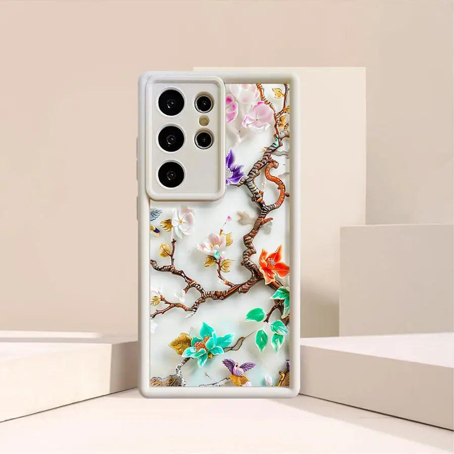 Buy Aqua Flower Case For Samsung Online – CASIFY