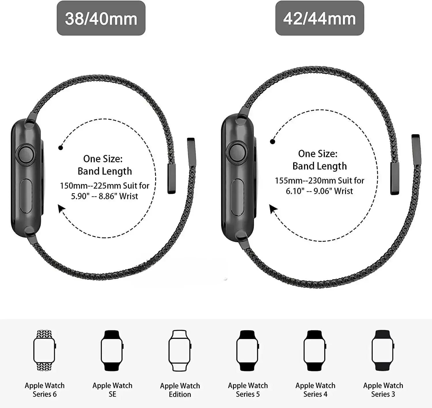 Buy Milanese Strap For Apple Watch Band Online – CASIFY