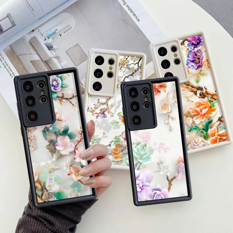 Buy Aqua Flower Case For Samsung Online – CASIFY