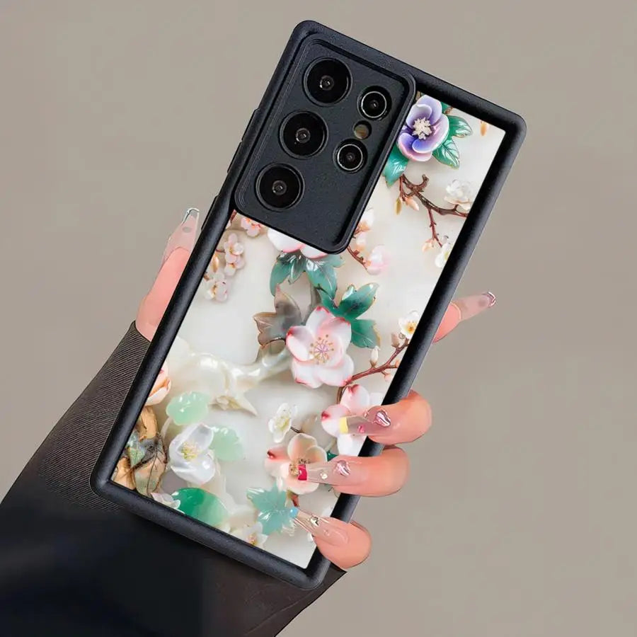 Buy Aqua Flower Case For Samsung Online – CASIFY