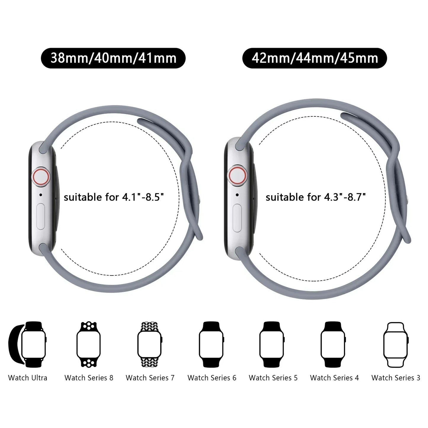 Buy Soft Band Silicone Band for Apple Watch Online – CASIFY