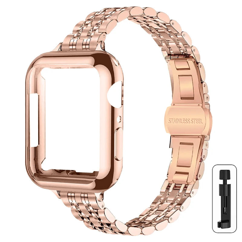 Vera Vogue Metal Band and Case for Apple Watch