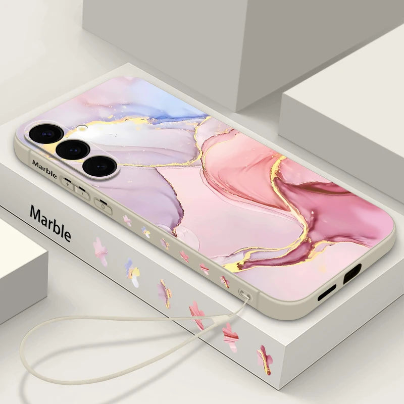 Buy Colored Marble Magnetic Case For Samsung