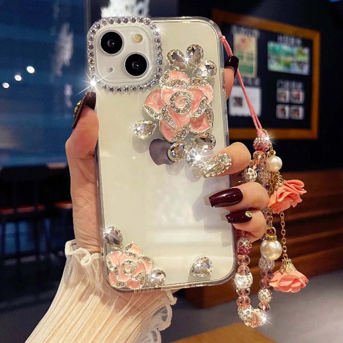 Buy Camellia Flower Strap Phone Case Online – CASIFY