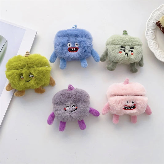 Gremlin Cute Fluffy Plush Earphone Case for Airpods