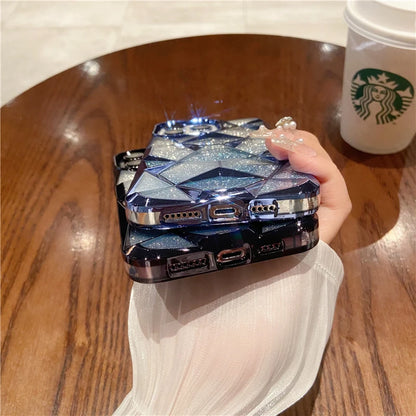  Diamond Web Glitter Phone Case Online 