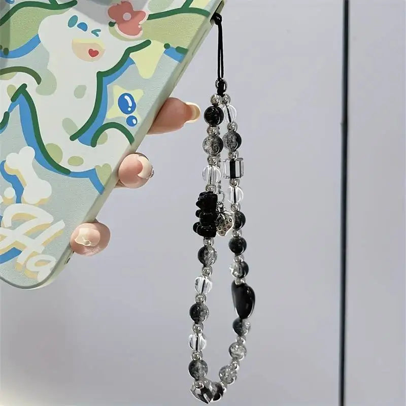 Buy Black Love Phone Chain Charm Online
