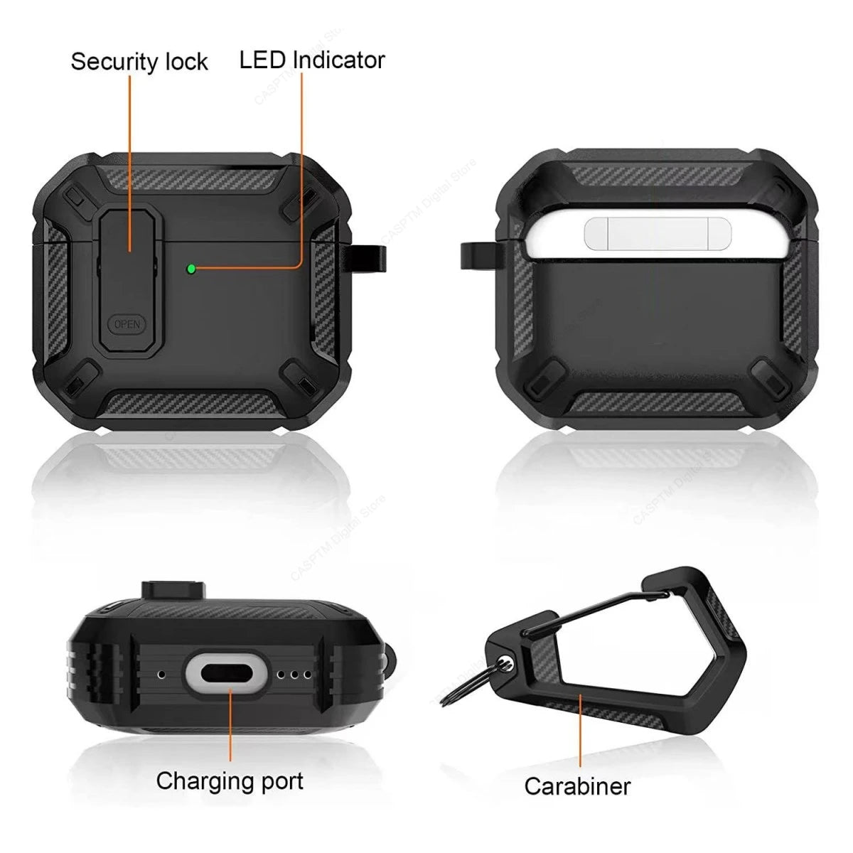 Security Lock Case For AirPods  