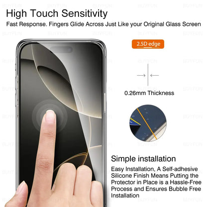 Buy 4Pcs For iPhone Glass Screen Protectors Online