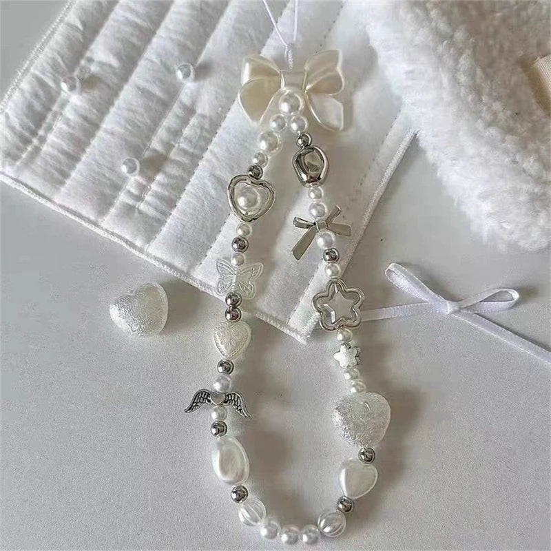 Buy Serena Chain Pearl Beads Phone Chain Online– CASIFY