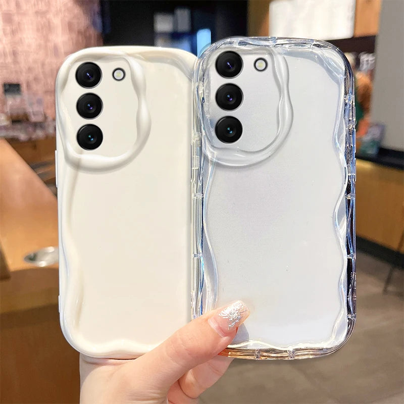 Buy Feeling Wavy Phone Case Clear For Samsung  – CASIFY