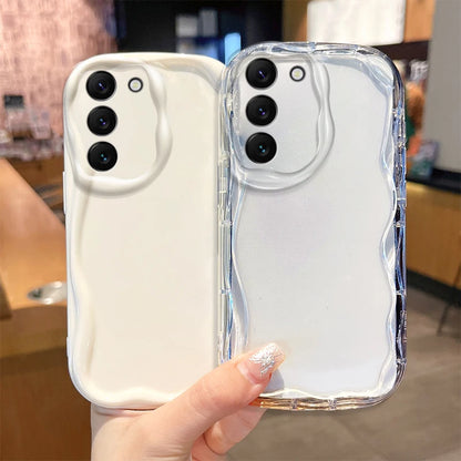 Buy Feeling Wavy Phone Case Clear For Samsung  – CASIFY