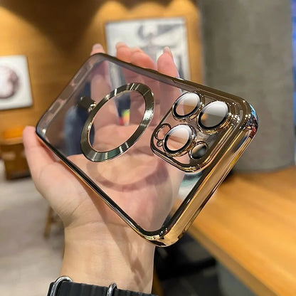 Buy Magnum Magnetic Plating Clear Case Online – CASIFY