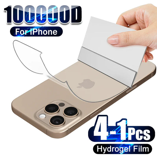 Buy 4-1Pcs Back Hydrogel Film For iPhone Online  – CASIFY