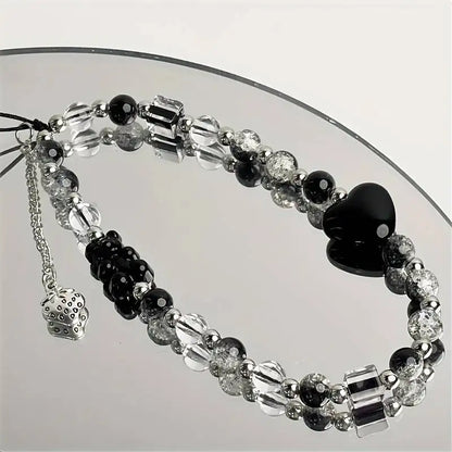 Buy Black Love Phone Chain Charm Online – CASIFY