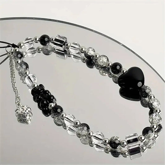 Buy Black Love Phone Chain Charm Online – CASIFY