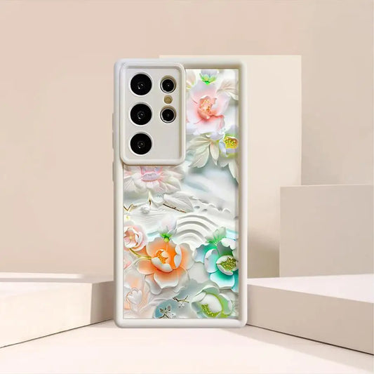 Buy Aqua Flower Case For Samsung Online – CASIFY