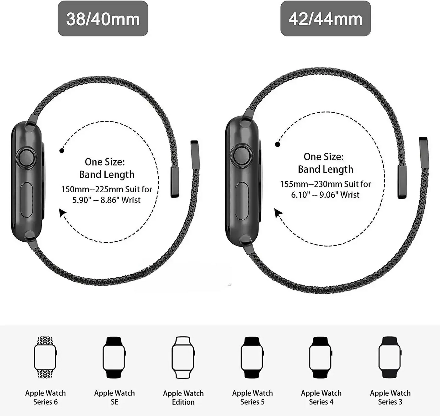 Buy Milanese Strap For Apple Watch Band Online – CASIFY