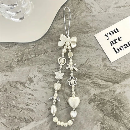 Buy Kimmy Flower Beaded Phone Chain Charm Online 