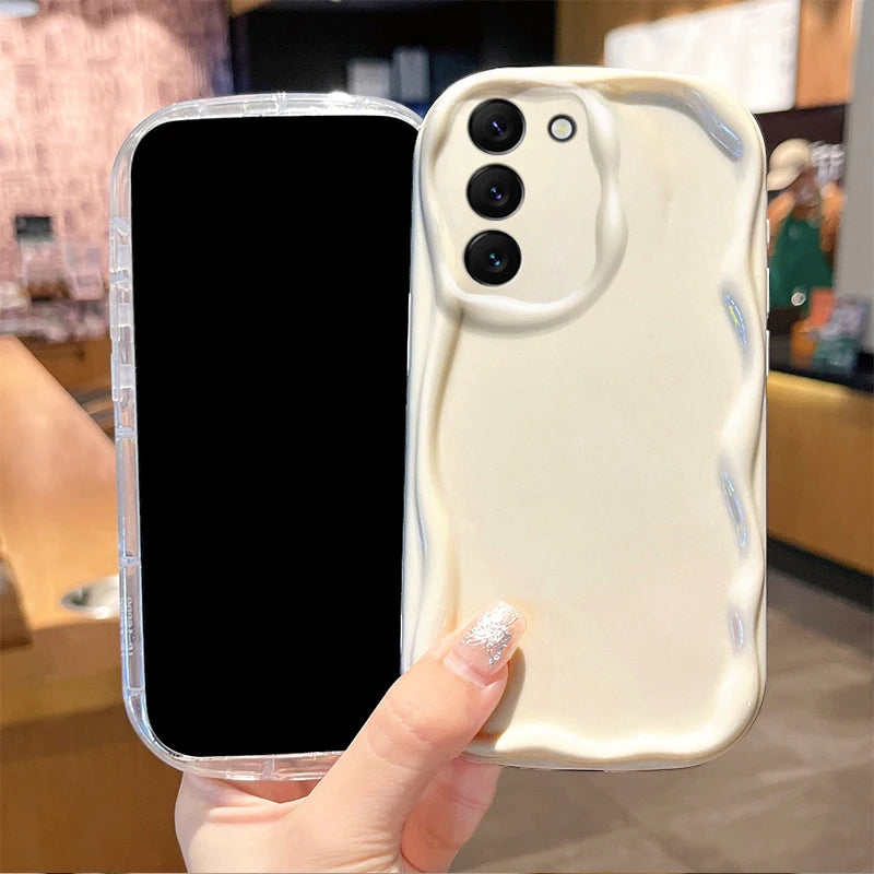 Buy Feeling Wavy Phone Case Clear For Samsung  – CASIFY