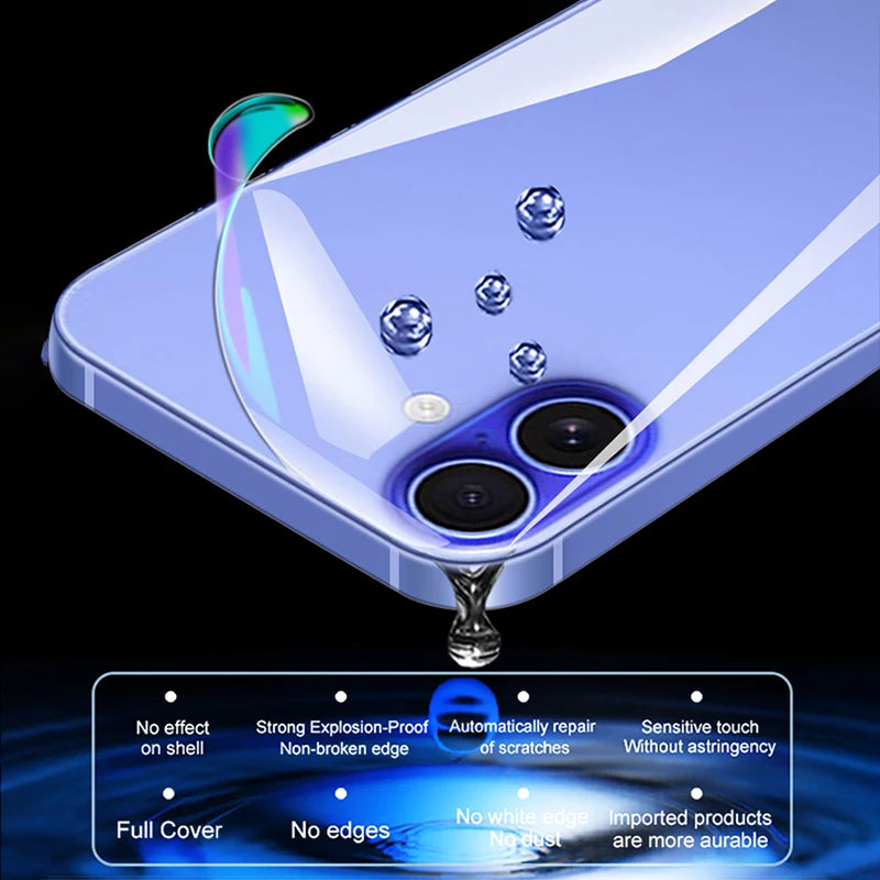 4-1Pcs Back Hydrogel Film For iPhone