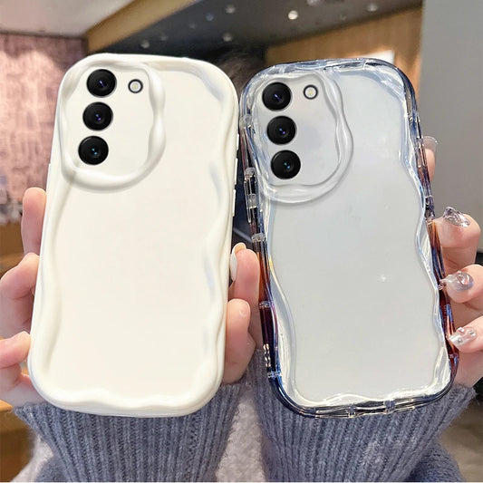 Buy Feeling Wavy Phone Case Clear For Samsung  – CASIFY