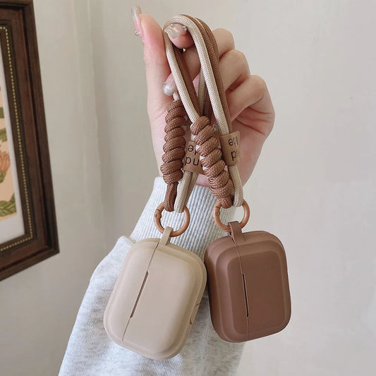 Caramel Color Soft Silicone Earphone Case