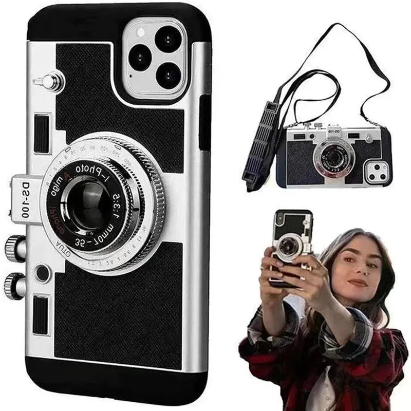 Emily In Paris Camera leather case
