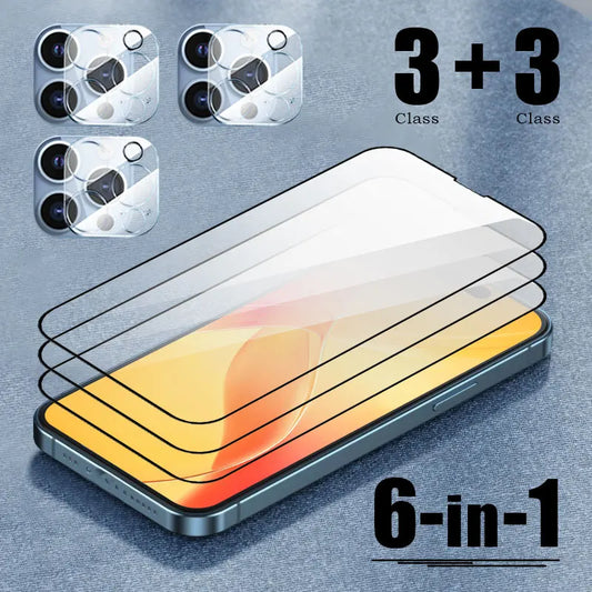 Buy 6in 1 9D Camera Lens screen protector for iPhone  – CASIFY
