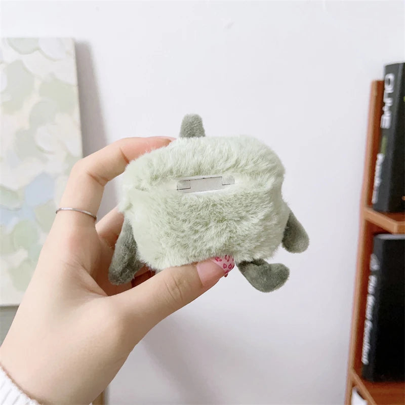 Gremlin Cute Fluffy Plush Earphone Case for Airpods