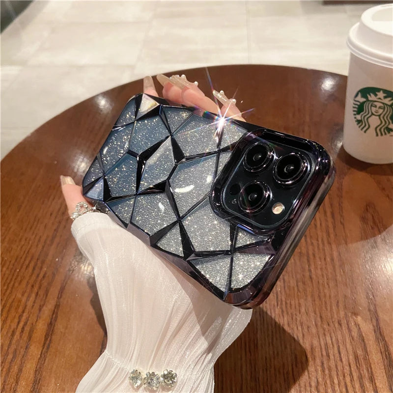 Buy Diamond Web Glitter Phone Case Online – CASIFY